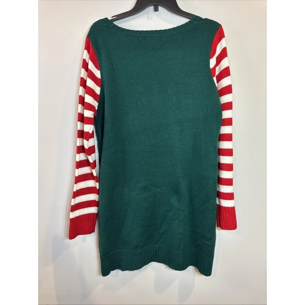 United States‎ Elf Sweater Dress Women's Large Pullover Ugly Christmas Sweater